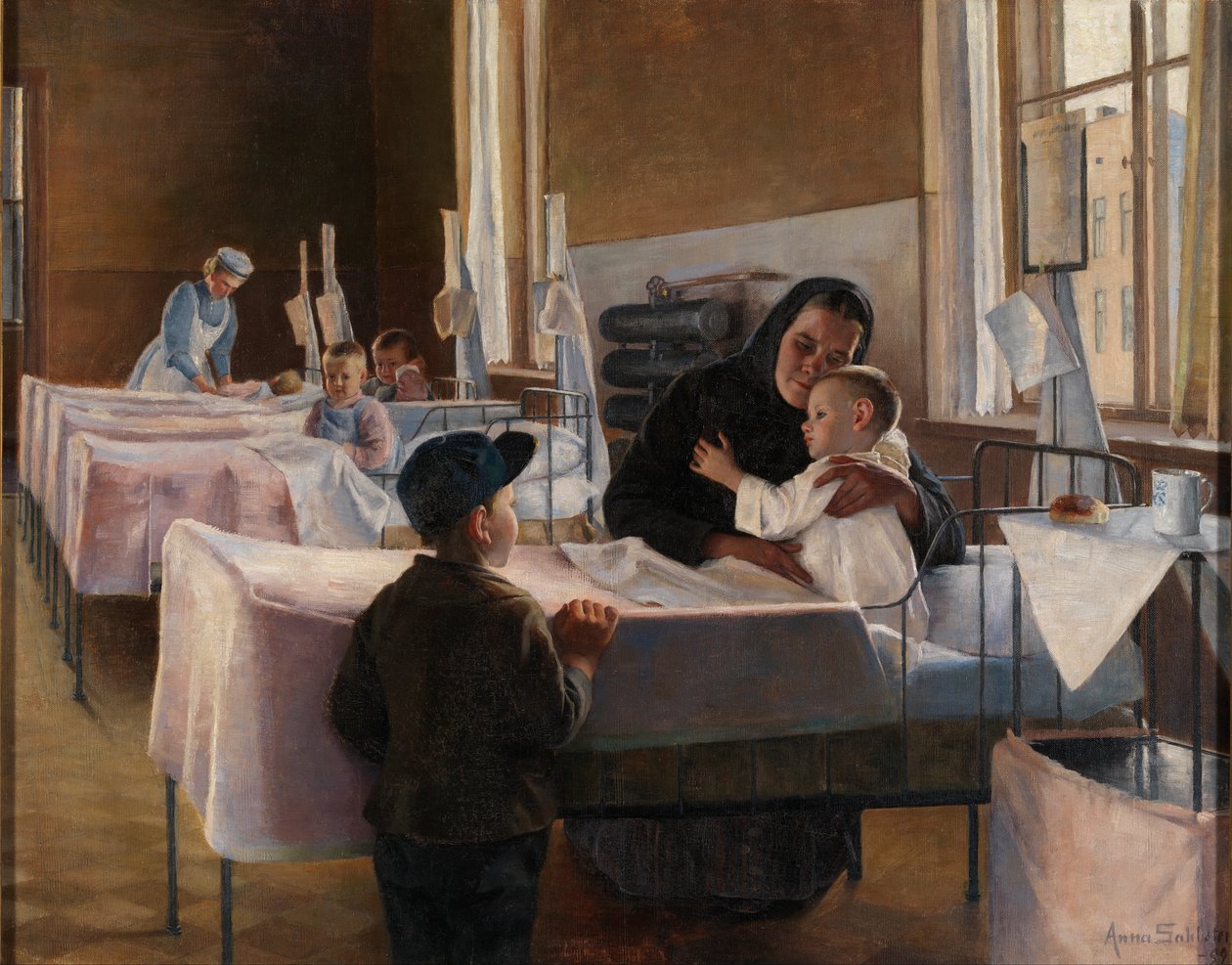 Cirurgia no hospital de Anna Sahlstén