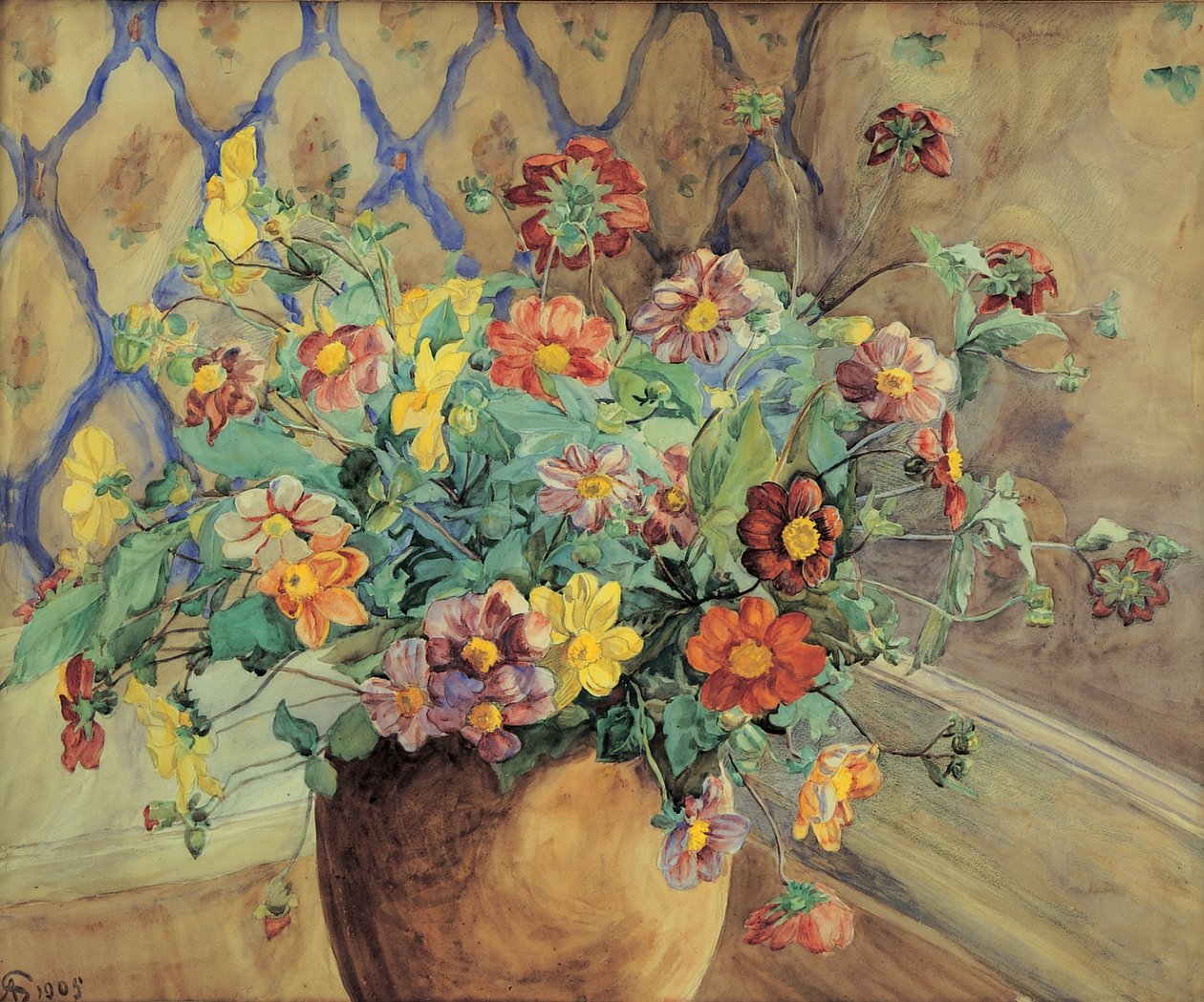 Galho de árvore de maçã em flor de Anna Syberg