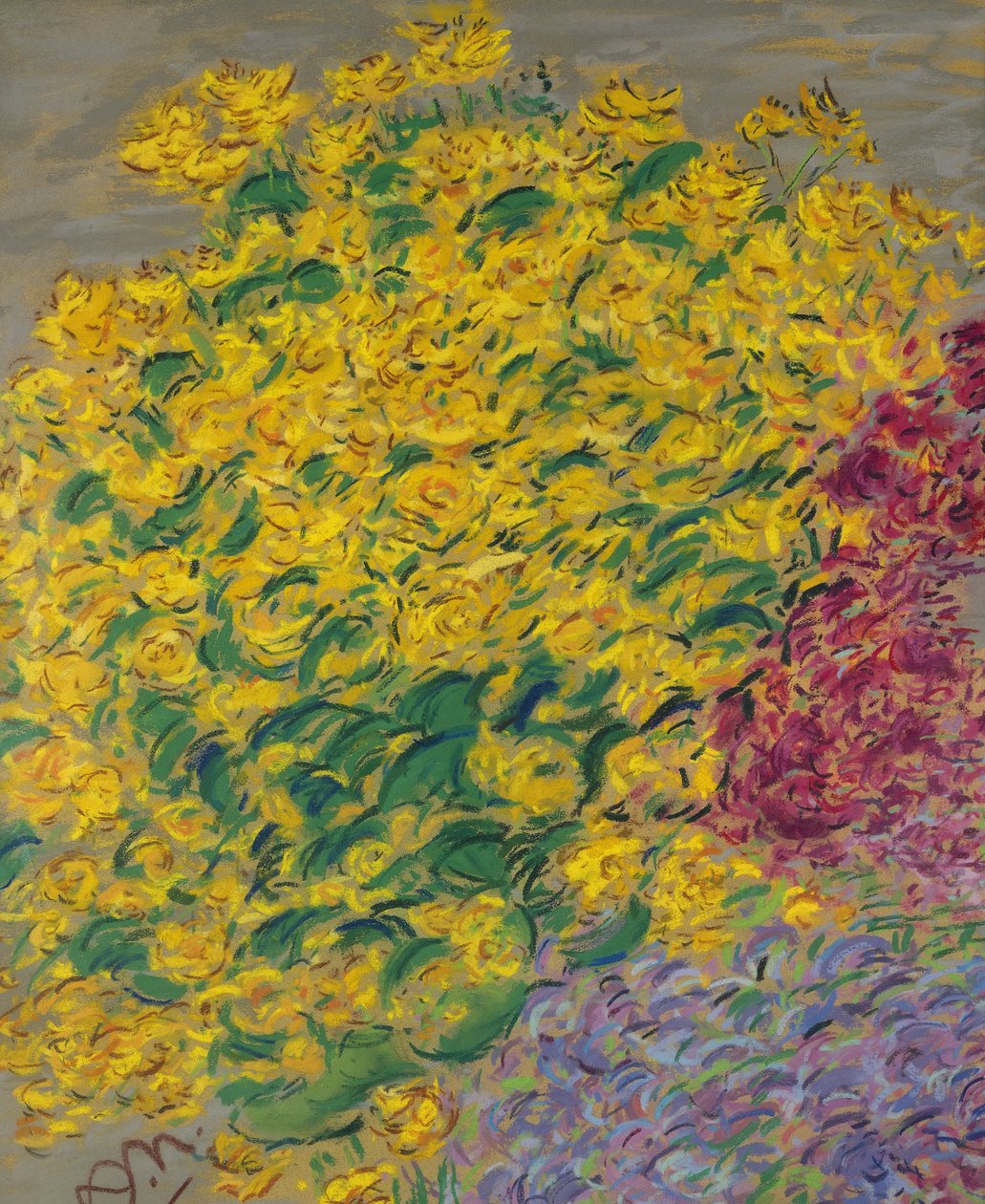 Flores (pastel sobre papel) de Anna de Noailles