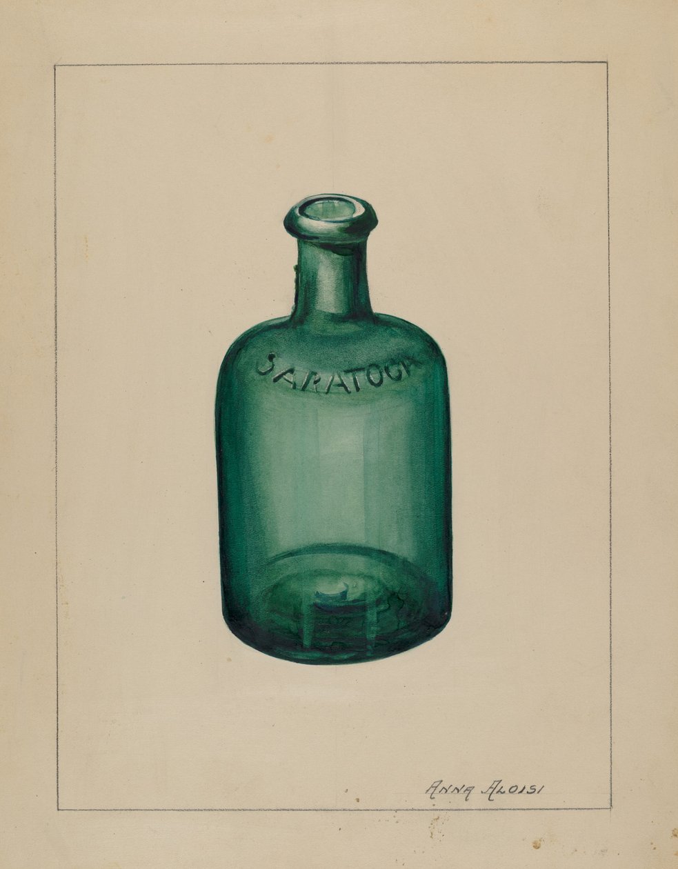 Garrafa de vidro de Anna Aloisi