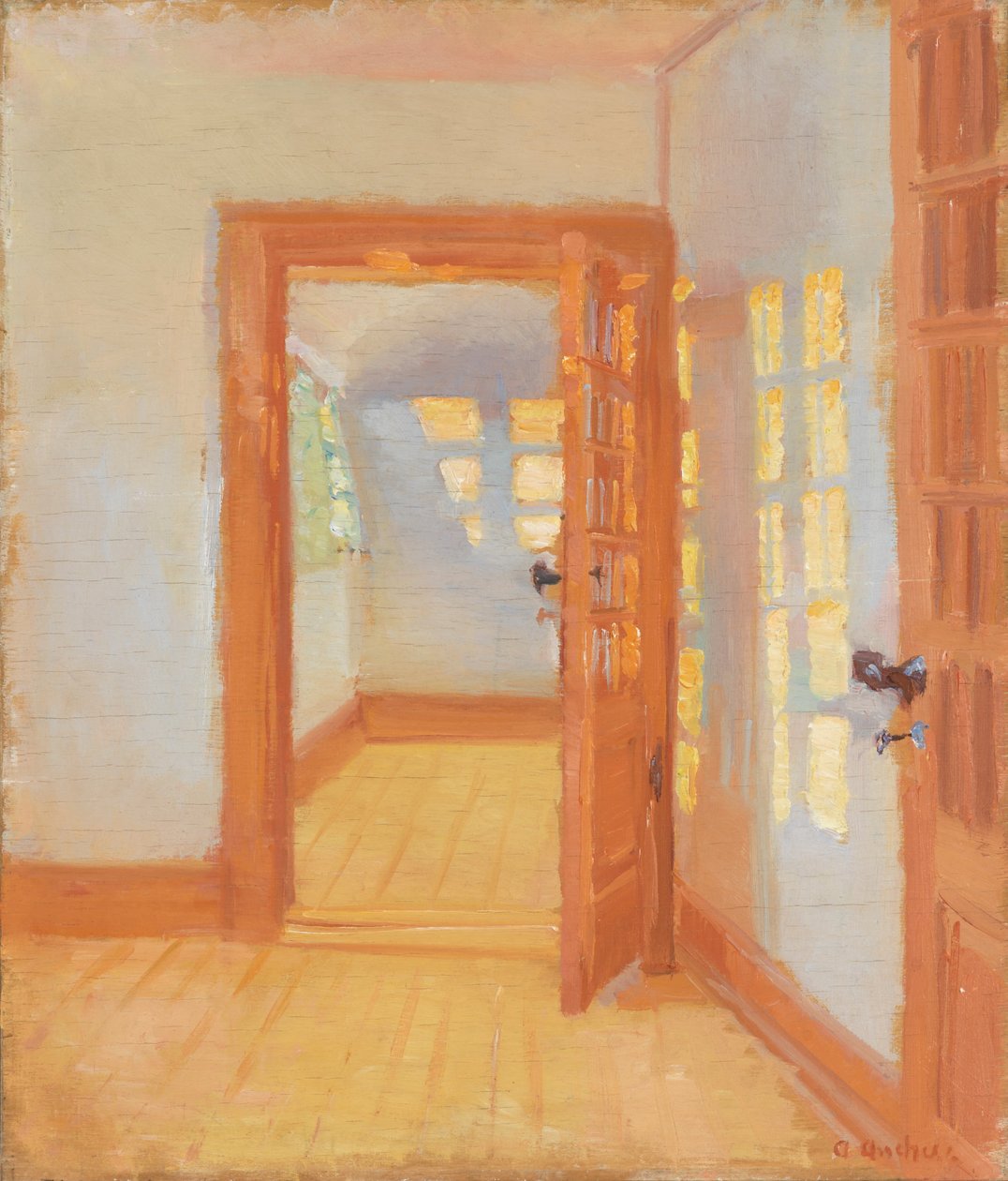 Interior. Anexo de Brøndum de Anna Ancher