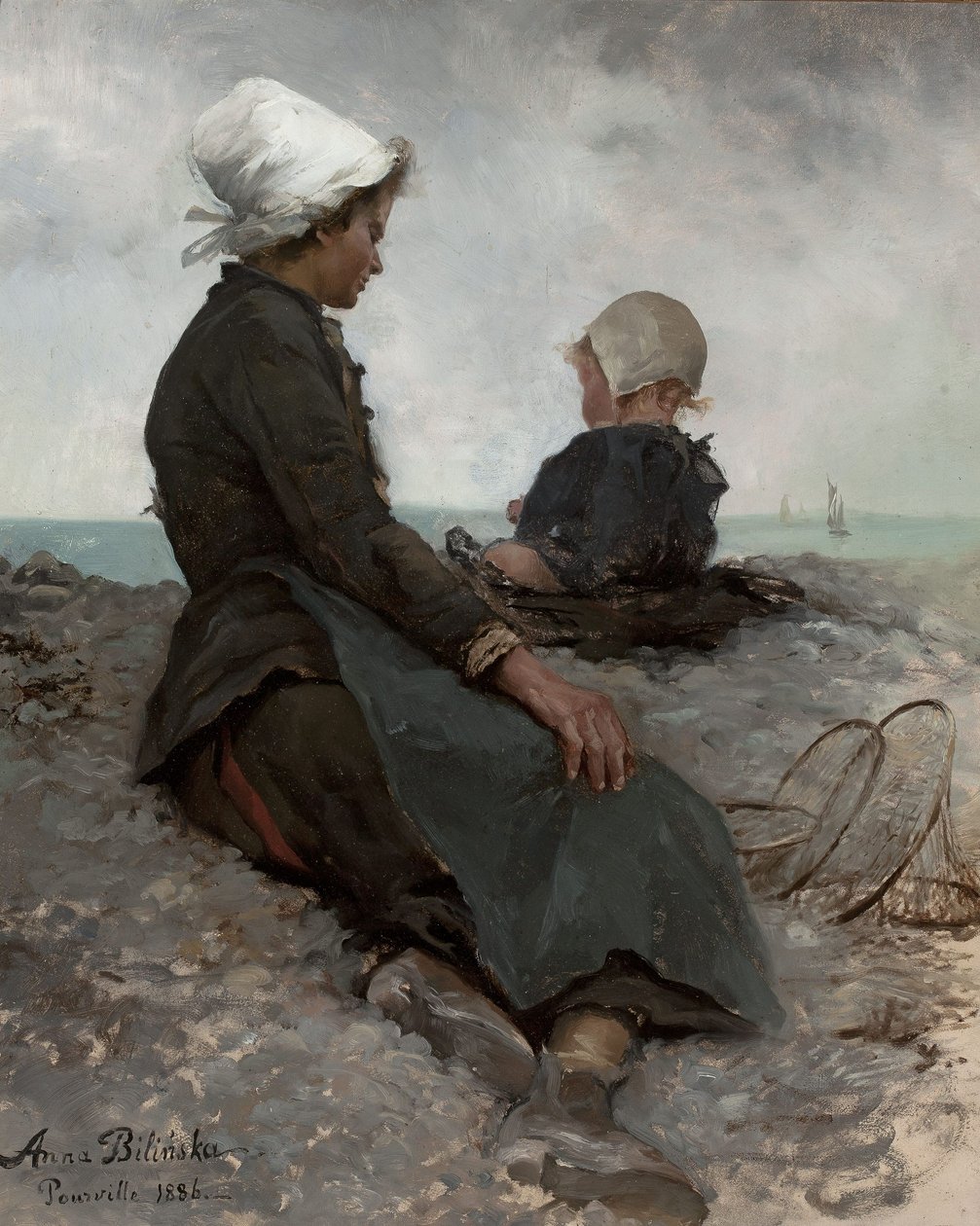 À beira-mar de Anna Bilińska Bohdanowicz