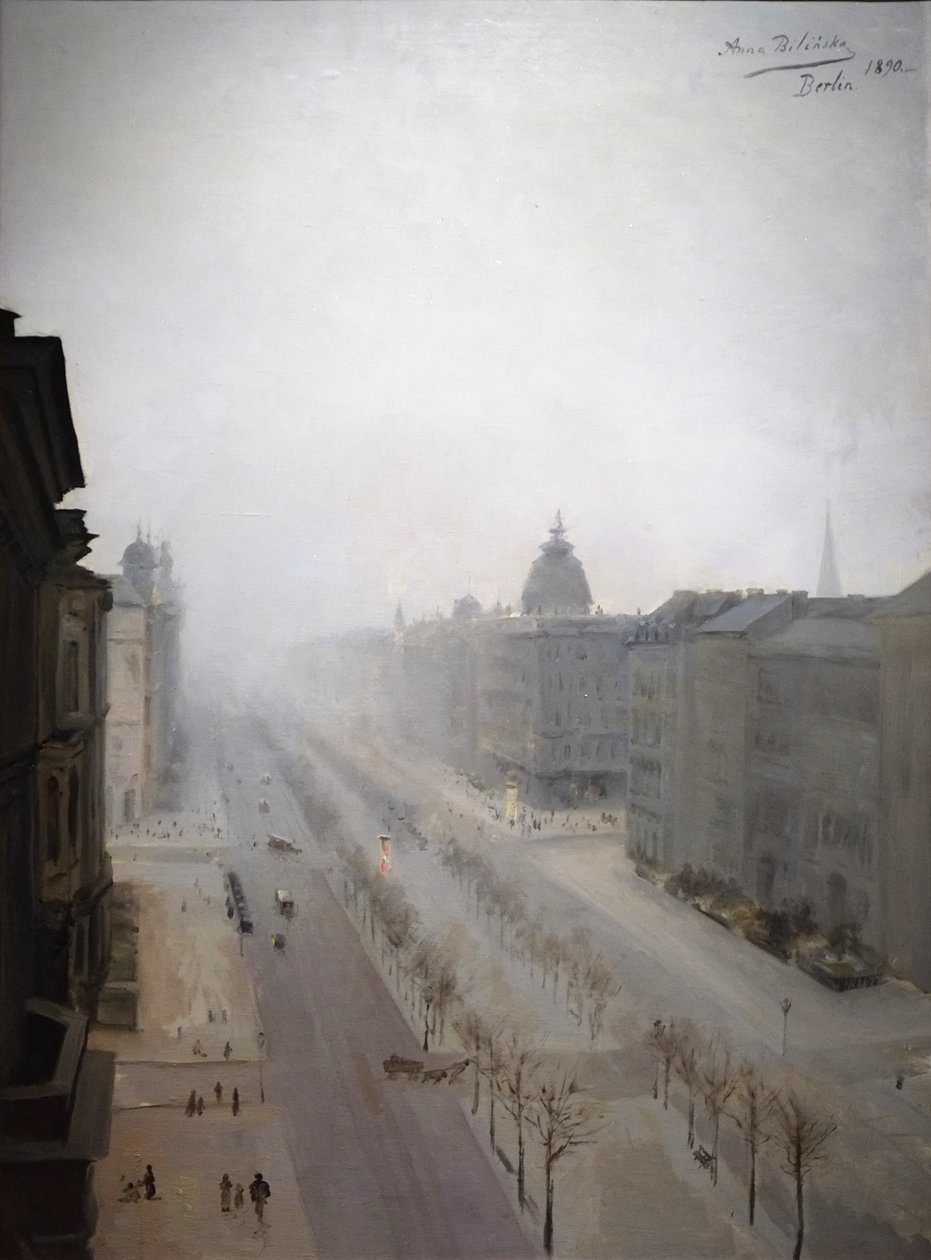 Rua Unter den Linden em Berlim de Anna Bilińska Bohdanowicz