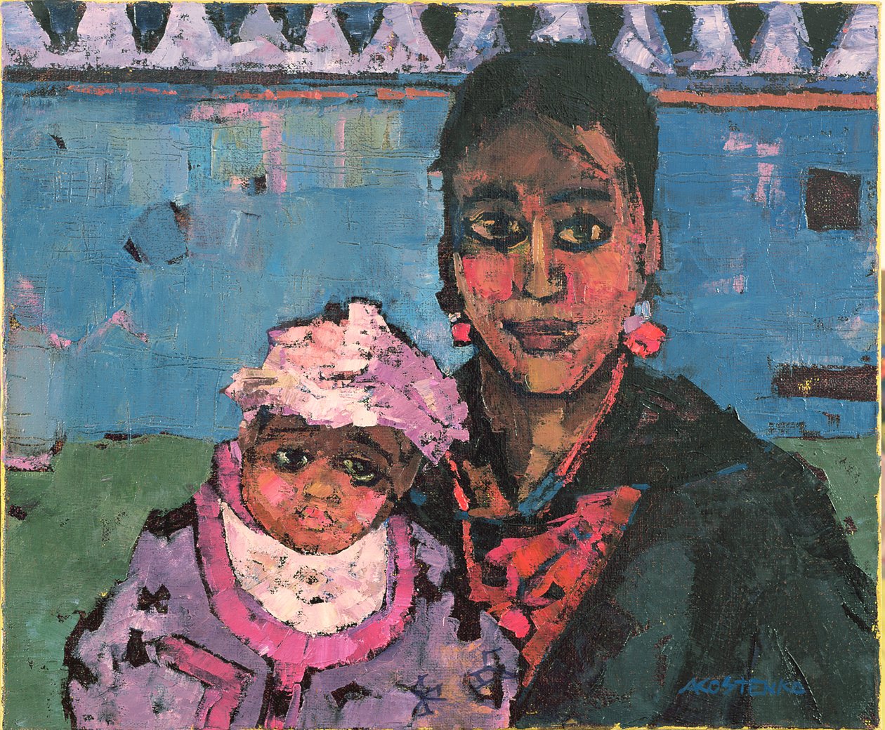 Mãe espanhola de Anna Contemporary Artist Kostenko