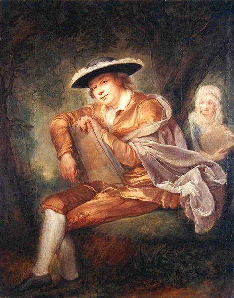 E.F. Thersbusch, o Marido do Pintor (óleo sobre tela) de Anna Dorothea Therbusch