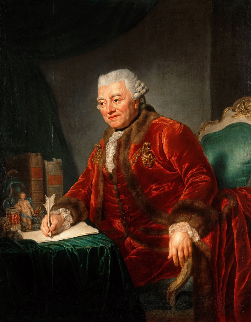 Retrato de Christian Andreas Cothenius 1708-1789, 1777 de Anna Dorothea Therbusch