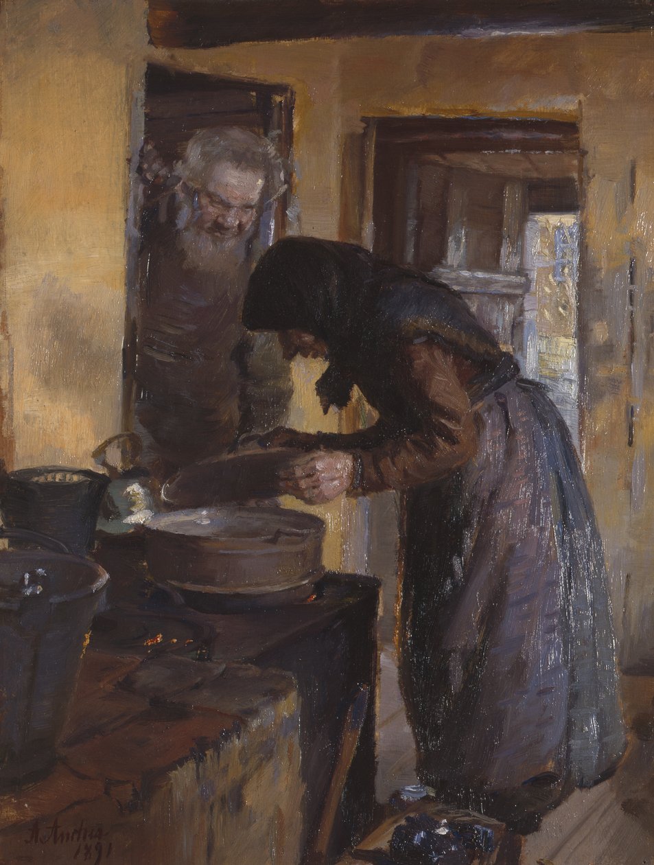 Na cozinha de Anna Ancher