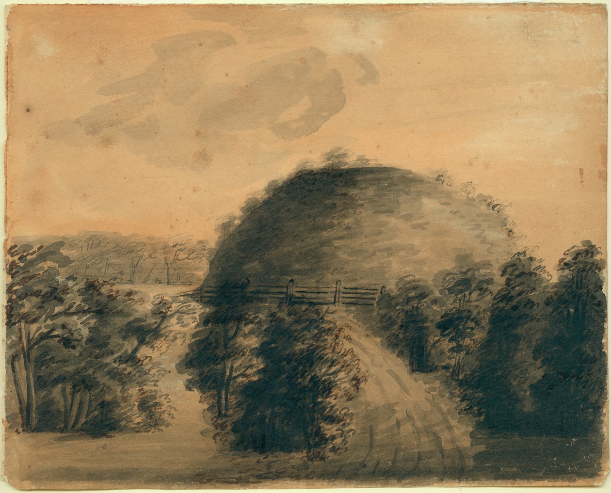 Desenho do Big Mound por Anna Maria Von Phul de Anna Maria von Phul