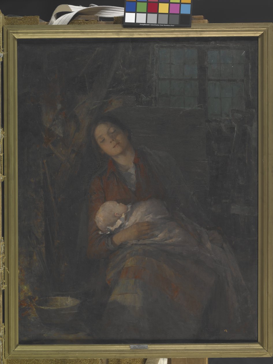 Descanso (óleo sobre tela) de Anna Nordgren