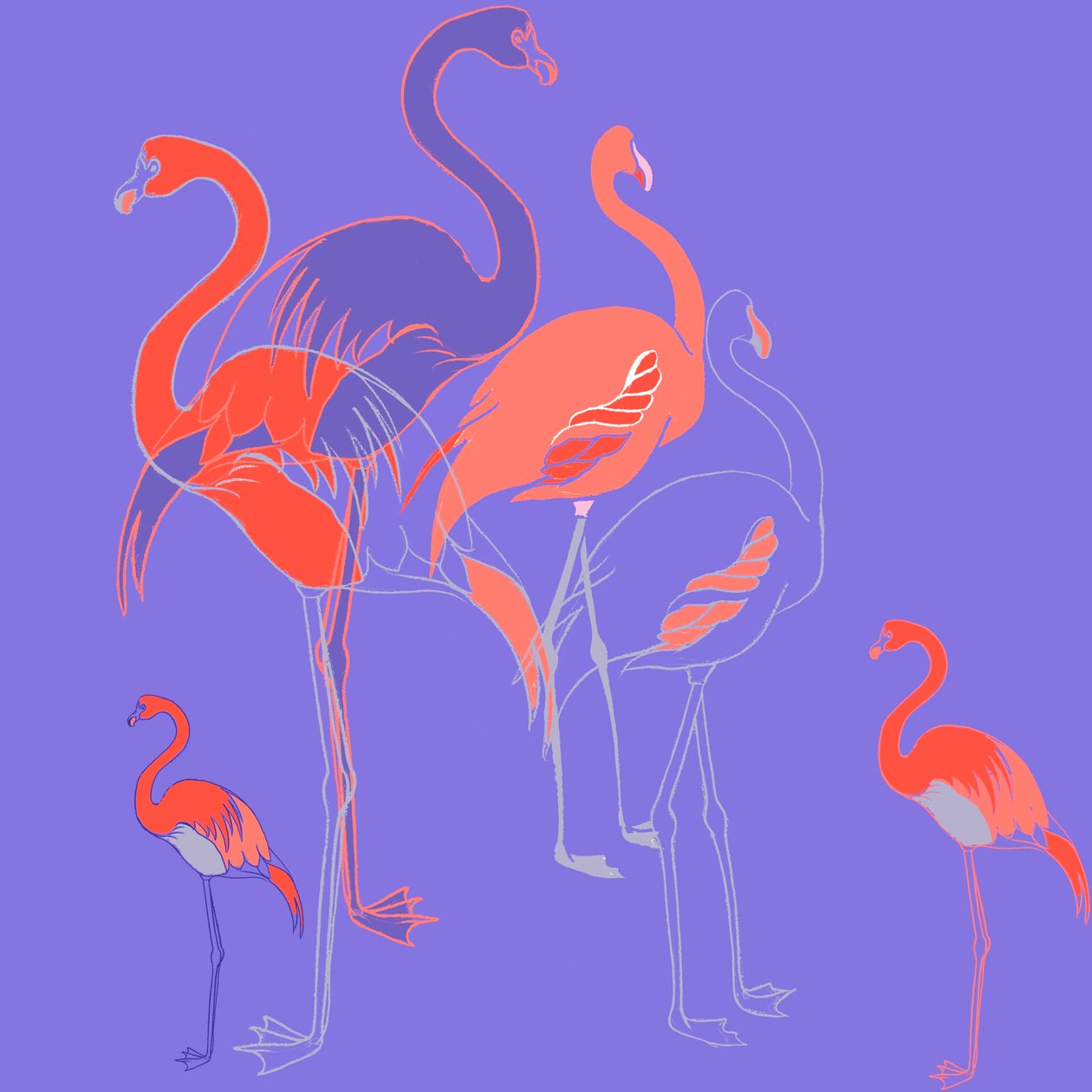 Flamingos de Anna Platts