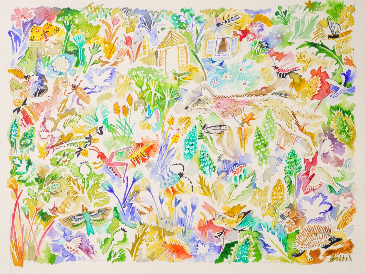 1 Swansong, 2023 (aguarela) de Anna Pugh