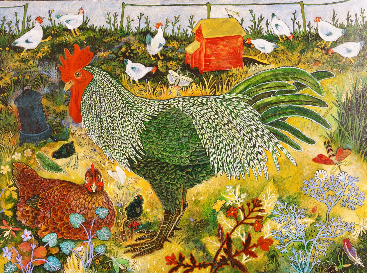Um Doodle Do, 2017 (acrílico) de Anna Pugh