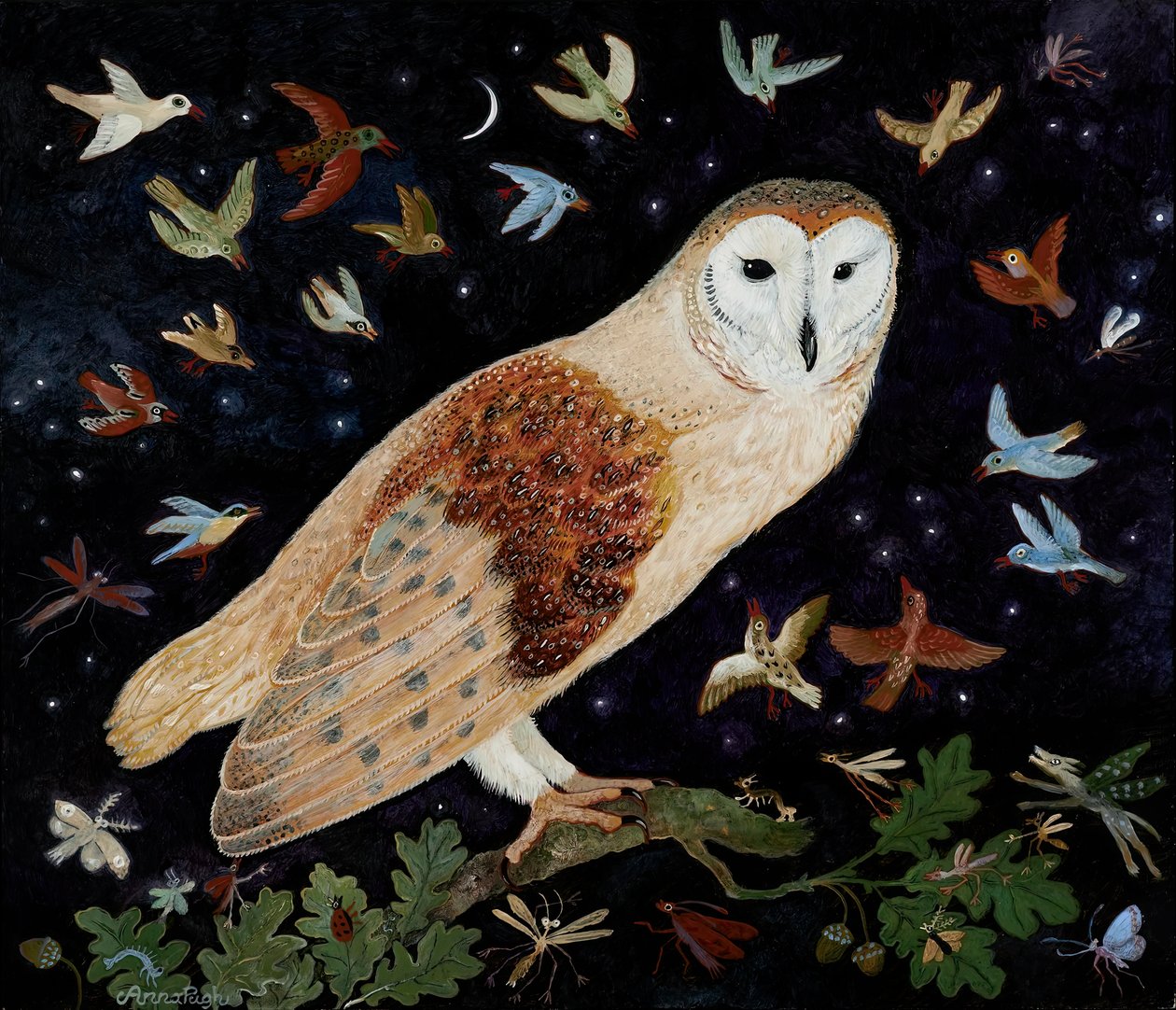 Uma palavra para os sábios, 2013 (acrílico) de Anna Pugh