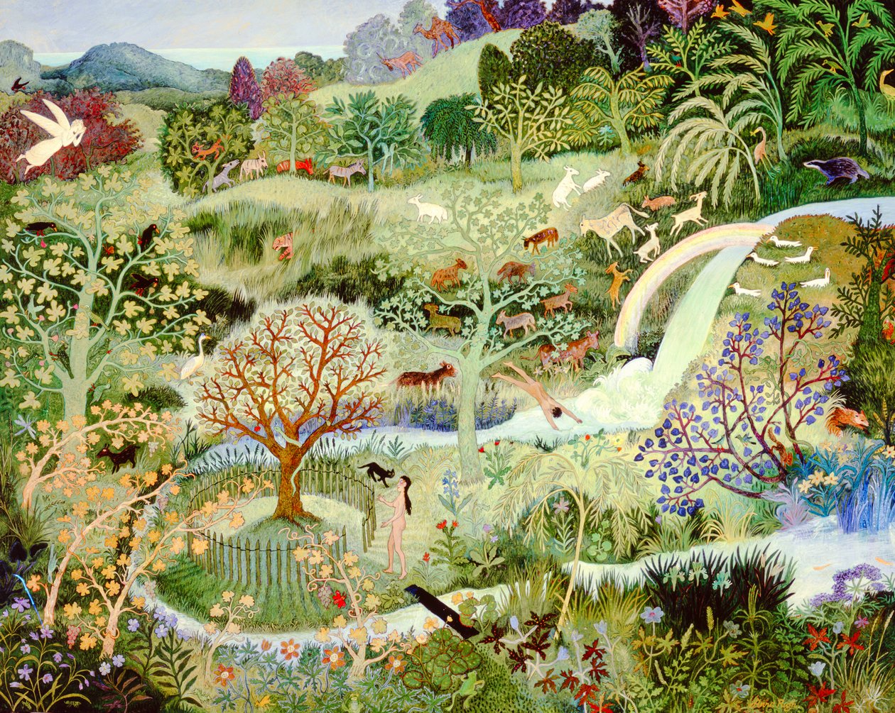 Uma maçã por dia, 2005 (acrílico) de Anna Pugh