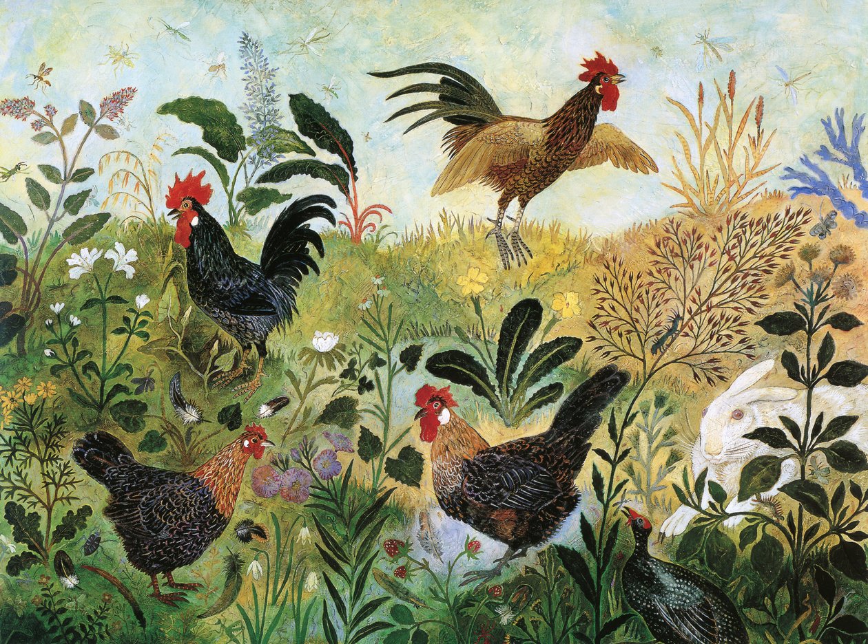 Boys on the Block, 2001 (acrílico) de Anna Pugh