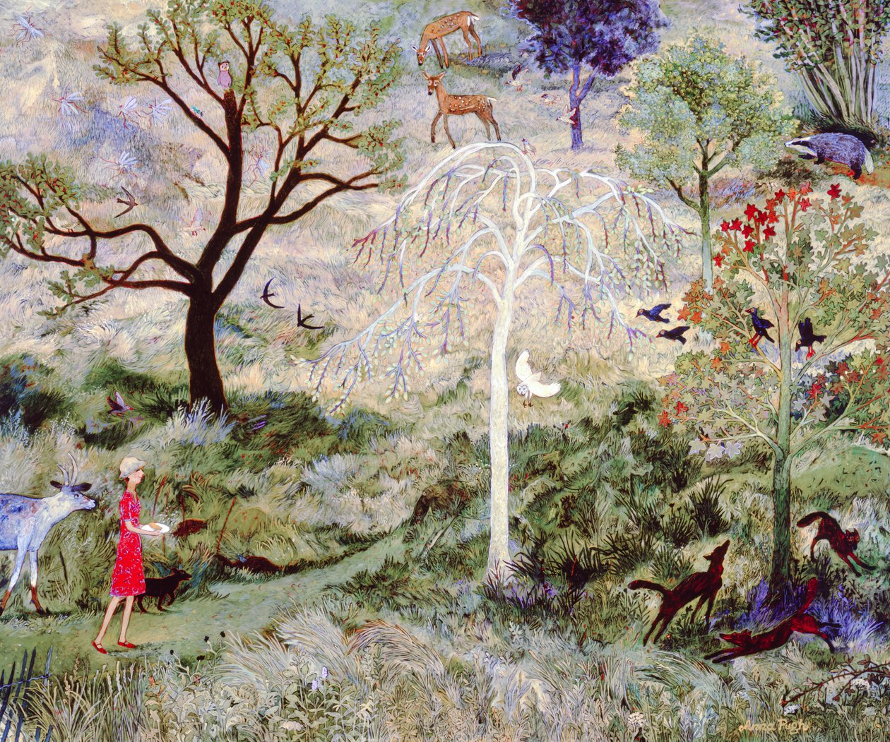 Levando a manteiga para casa, 2008 (acrílico) de Anna Pugh