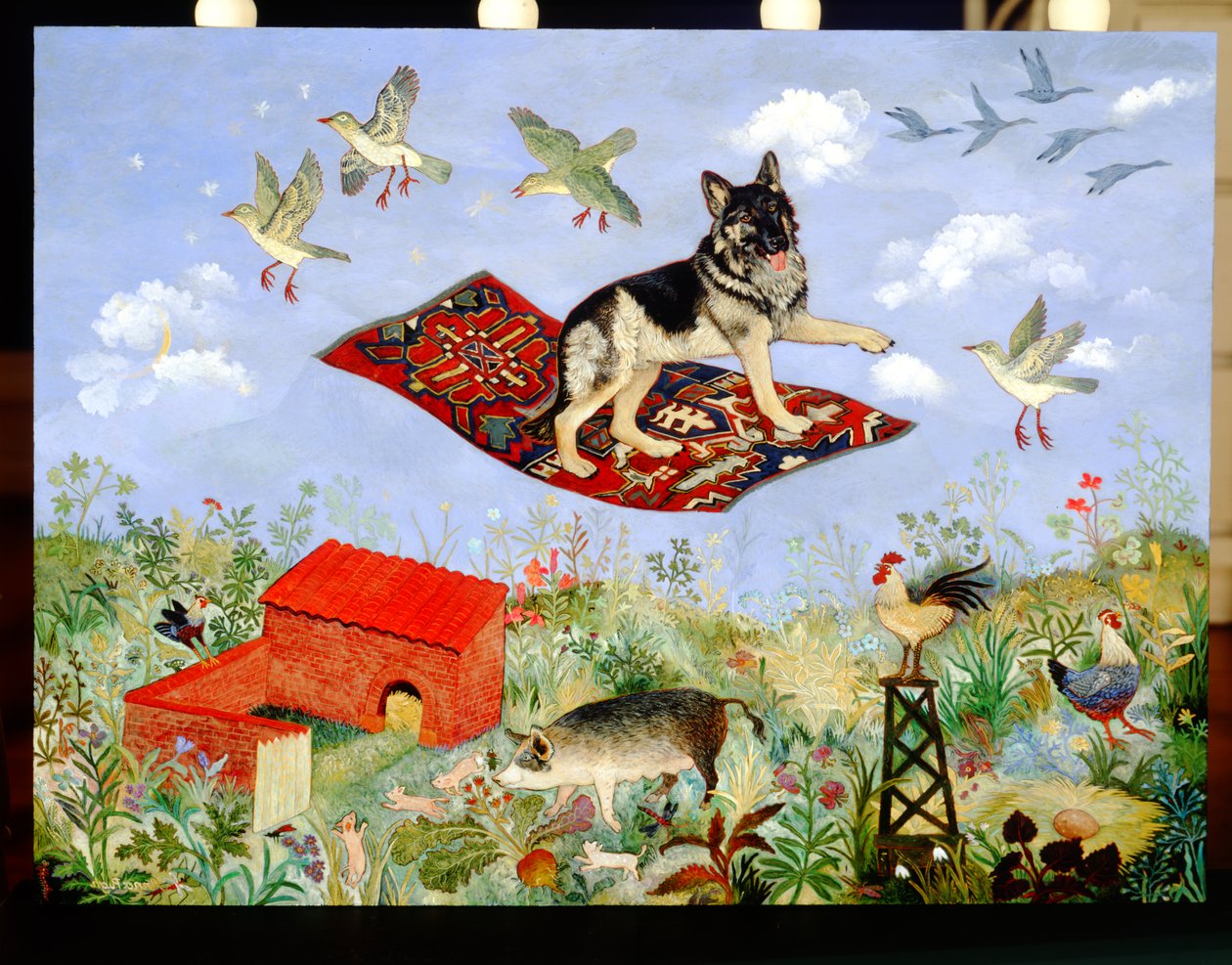 Chasing Clouds, 2010 (acrílico) de Anna Pugh