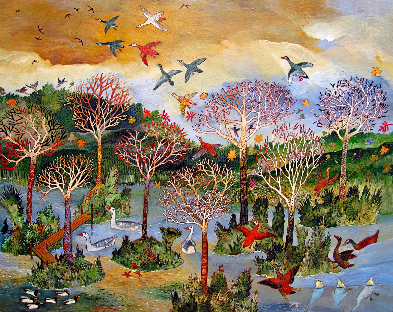 Everglade, 2013 (acrílico) de Anna Pugh
