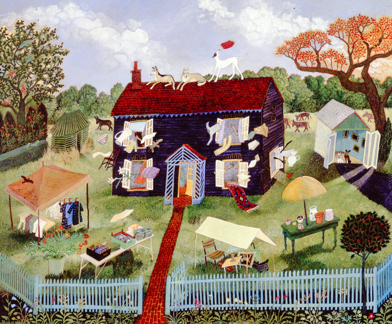 Tudo deve ir, 2006 (acrílico) de Anna Pugh