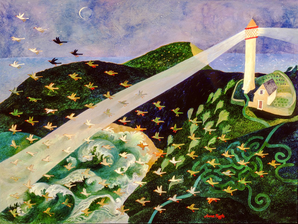 Encontrar o caminho, 2004 (acrílico) de Anna Pugh