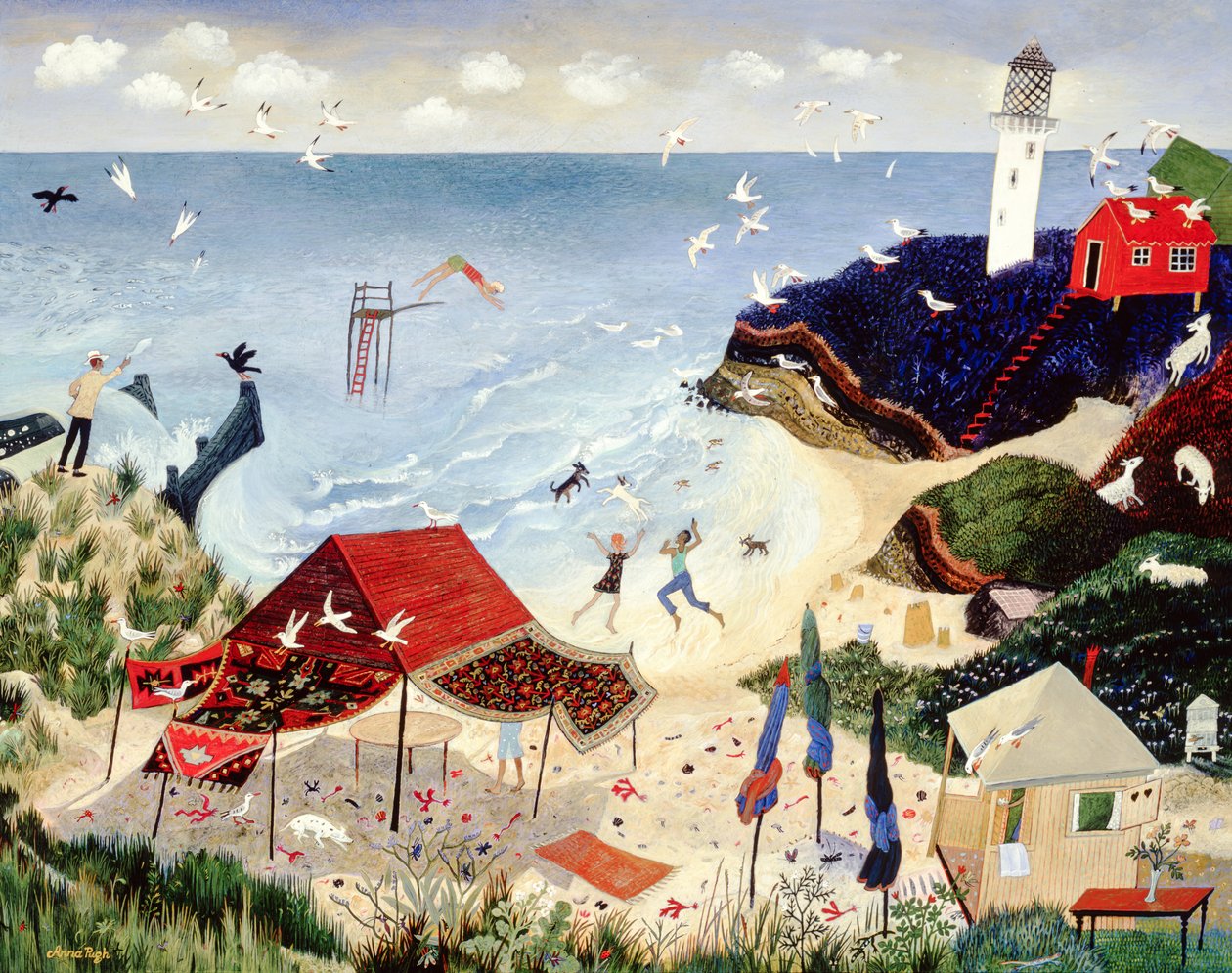 Diversão, 2005 (acrílico) de Anna Pugh