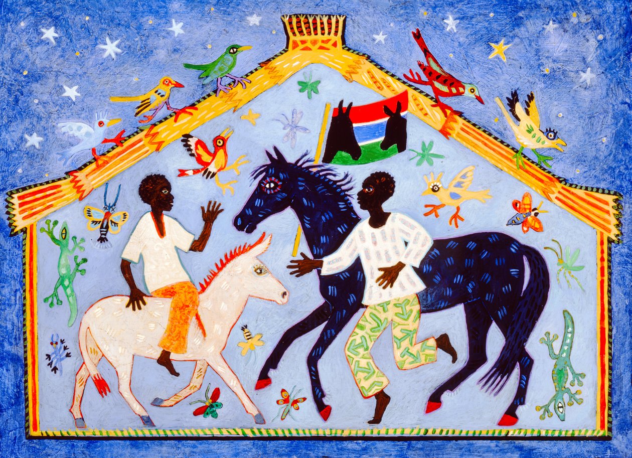 Gâmbia, 2004 (acrílico) de Anna Pugh