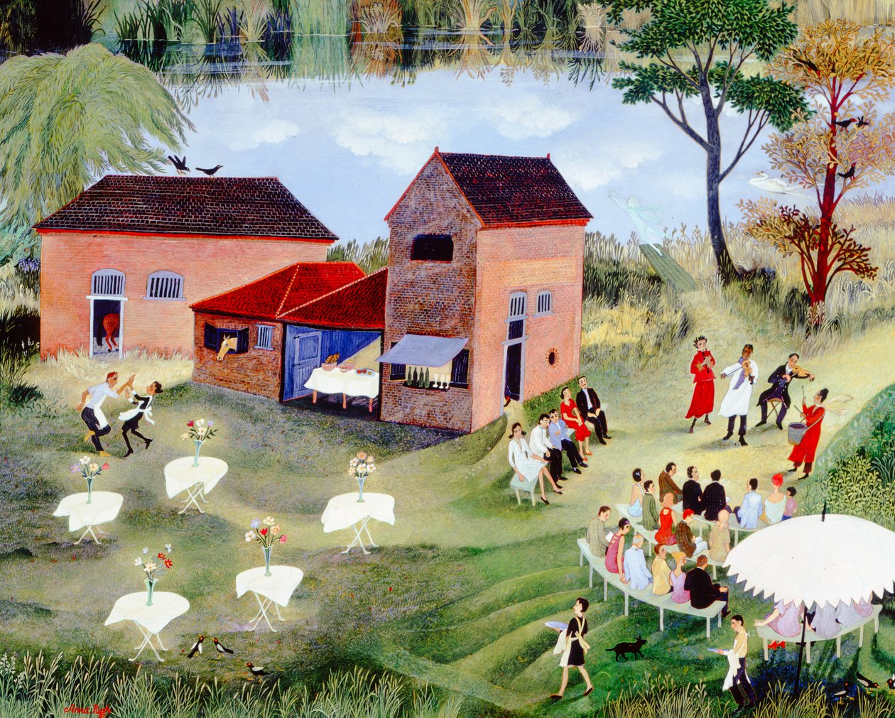 In the Mood, 2004 (acrílico) de Anna Pugh