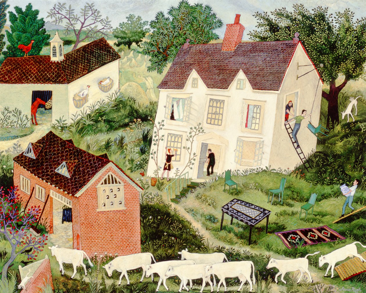 Moving In, 2000 (acrílico) de Anna Pugh