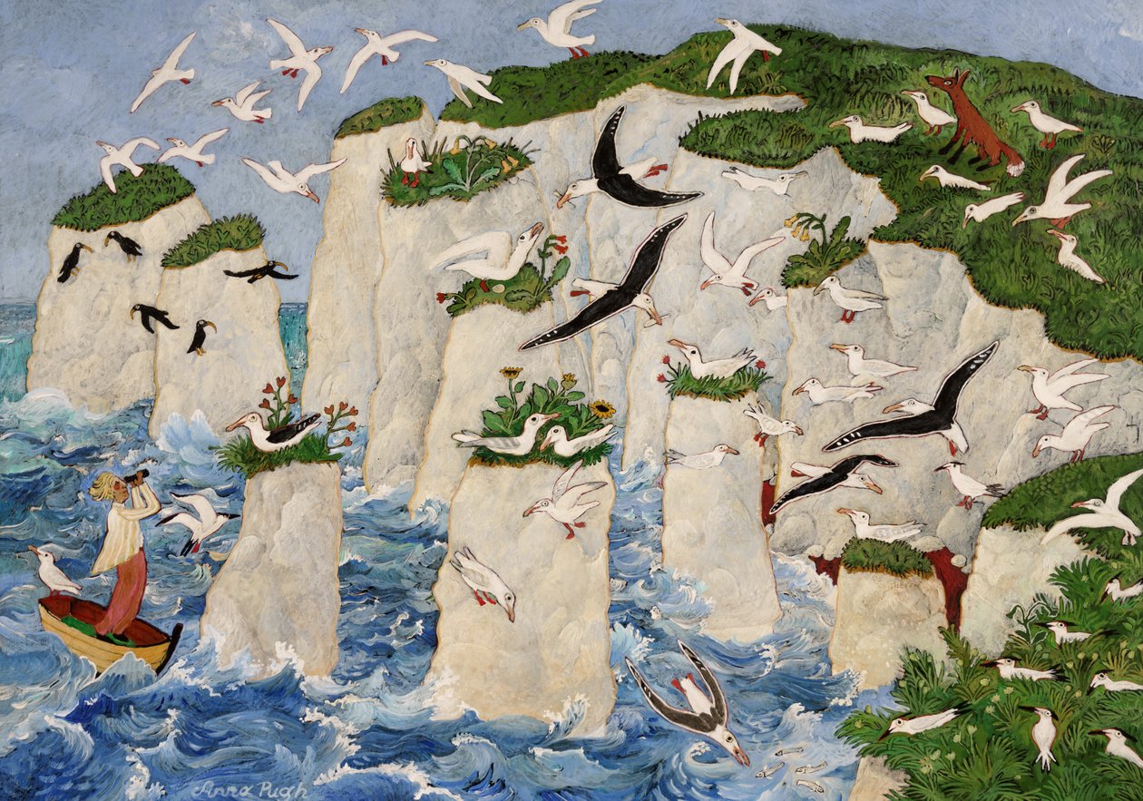 Harry Velho, 2017 (acrílico) de Anna Pugh