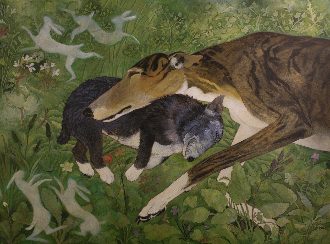 Sonhos partilhados, 2015 (acrílico) de Anna Pugh