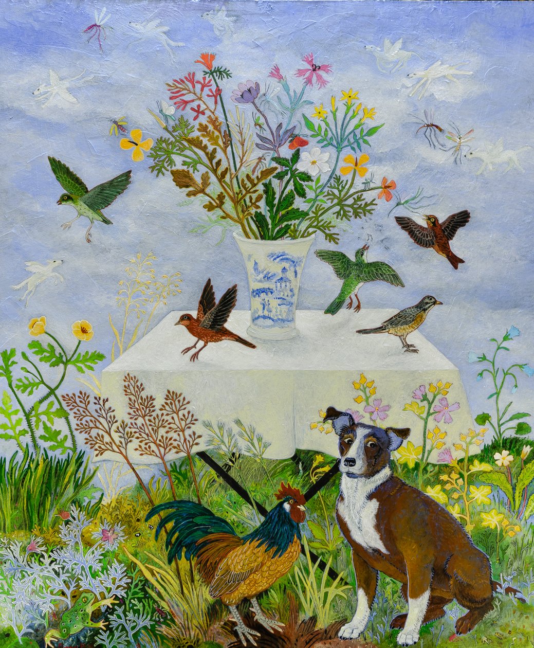 O Querido Defunto, 2015 (acrílico) de Anna Pugh