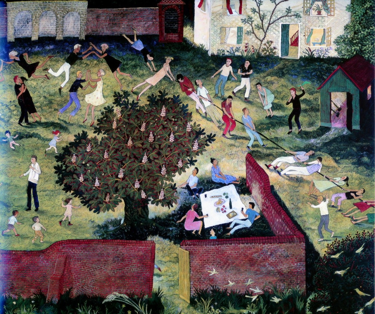 Cabo de Guerra, 2000 (acrílico) de Anna Pugh