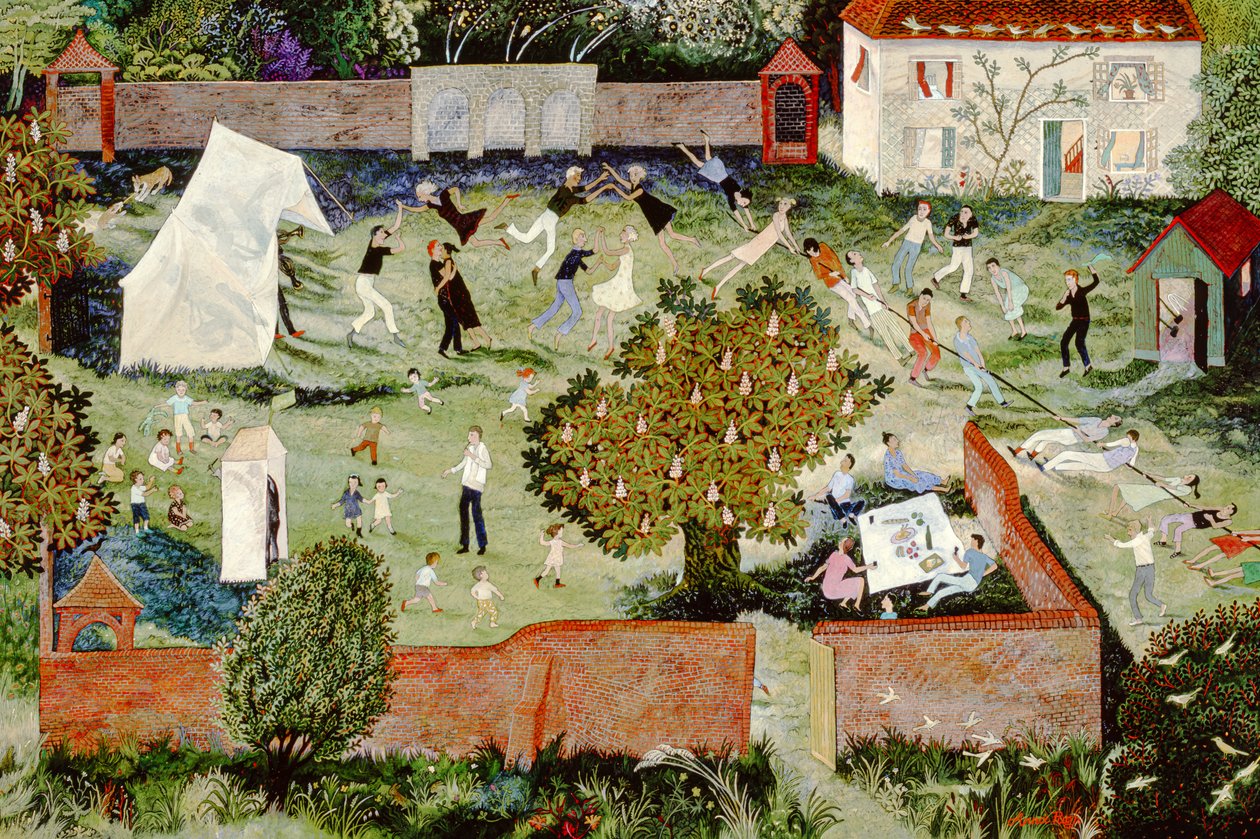 Cabo de Guerra, 2000 (acrílico) de Anna Pugh