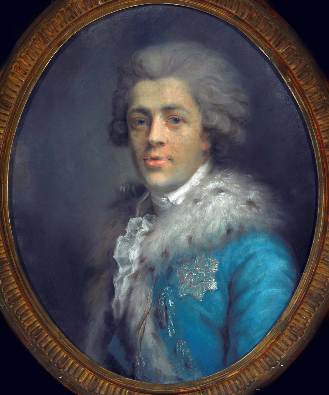 Retrato do Conde Ignacy Potocki (1750-1809). (Retrato do conde Roman Ignacy Franciszek Potocki). Trabalho de Anna Gault de Saint Germain (Rajecka) (ca. 1760-1832), pastel sobre papel, ca. 1784. Arte polaca de Anna Rajecka Gault de Saint Germain