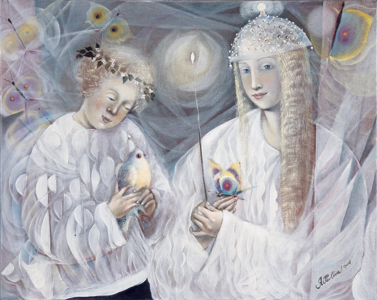 Gemini, 2006 (óleo sobre linho belga) de Annael Anelia Pavlova