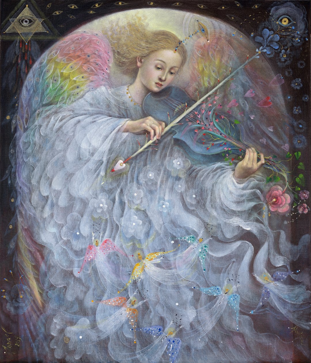 Anjo da Guarda, 2019 (óleo sobre linho belga) de Annael Anelia Pavlova