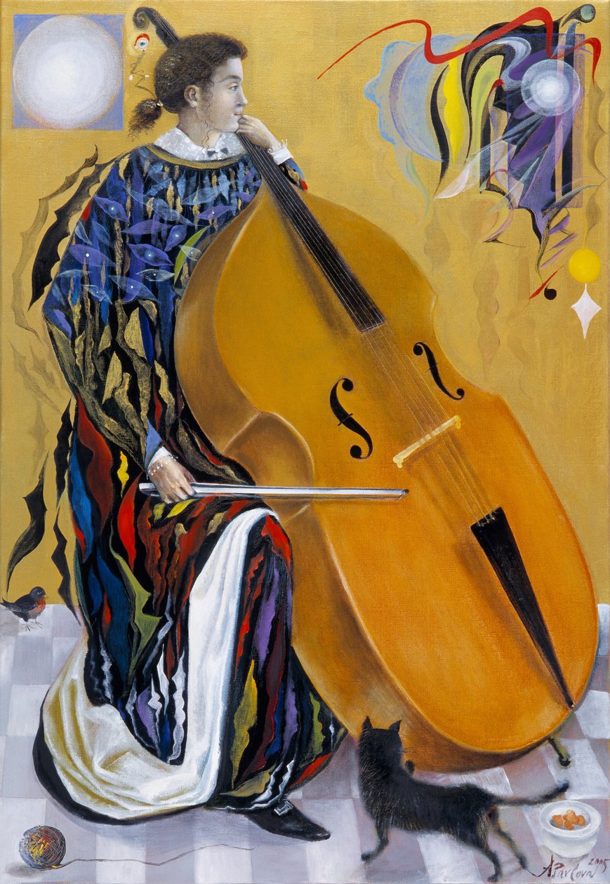 Meditações hebraicas, 2005 (óleo sobre linho belga) de Annael Anelia Pavlova