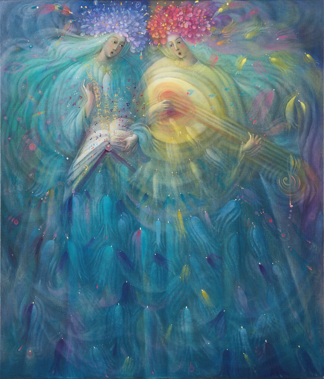 Laudabo te Domine in aeternum, 2012 (óleo sobre linho belga) de Annael Anelia Pavlova