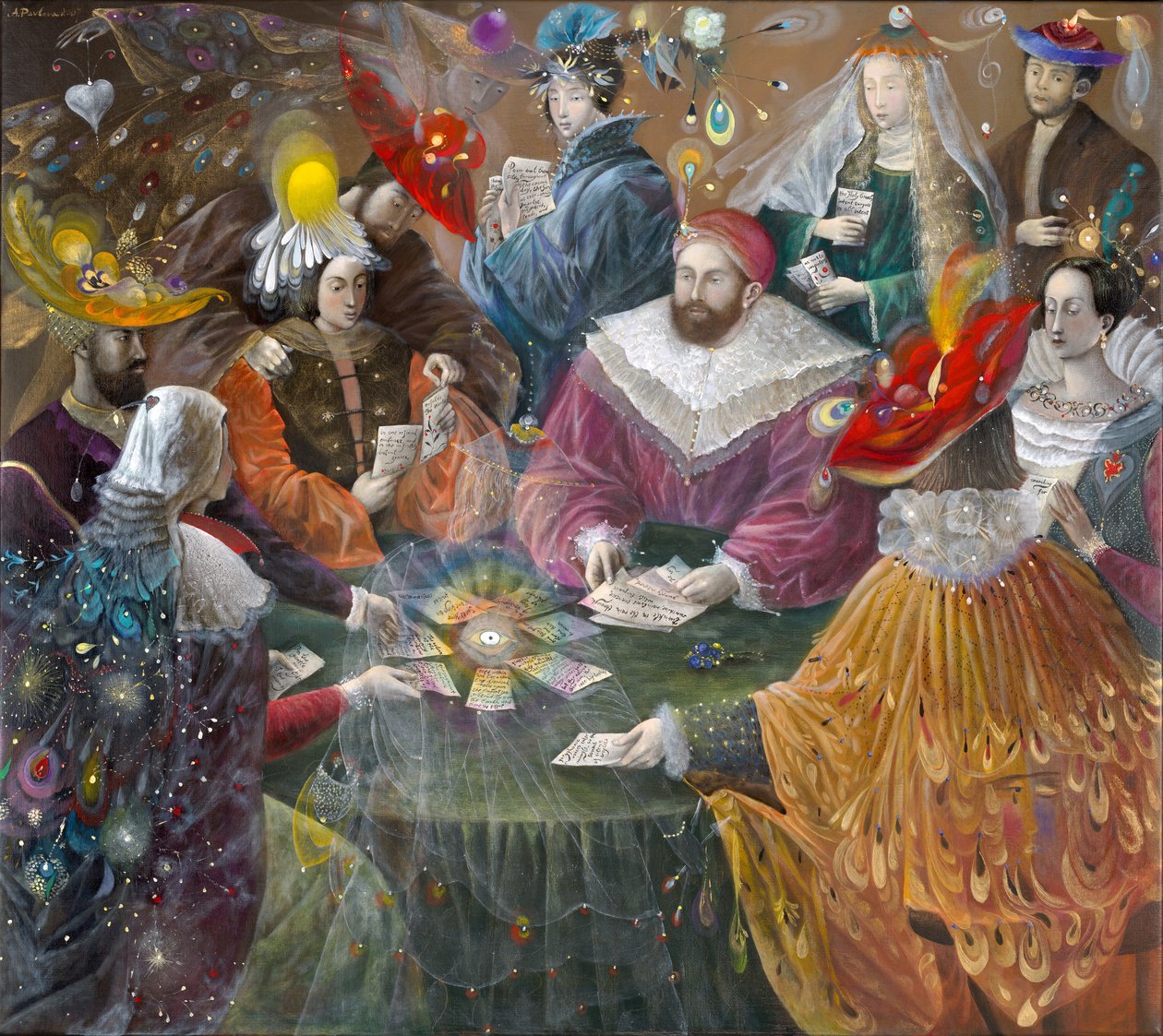 Madrigal, 2007 (óleo sobre linho belga) de Annael Anelia Pavlova