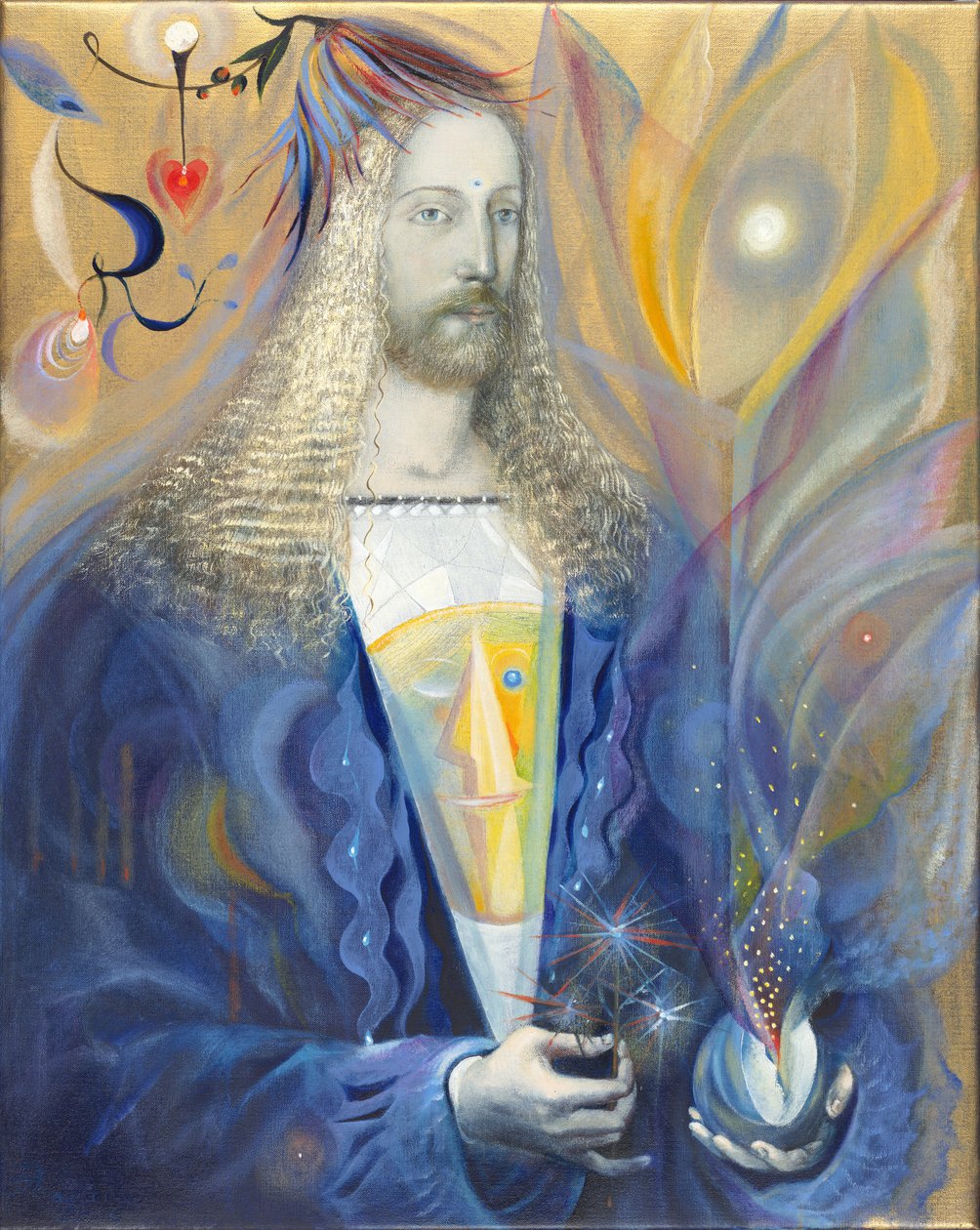 Peixes, 2006 (óleo sobre linho belga) de Annael Anelia Pavlova