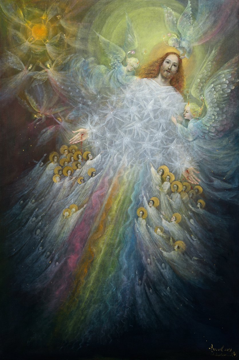 A Ascensão, 2019 (óleo sobre linho belga) de Annael Anelia Pavlova