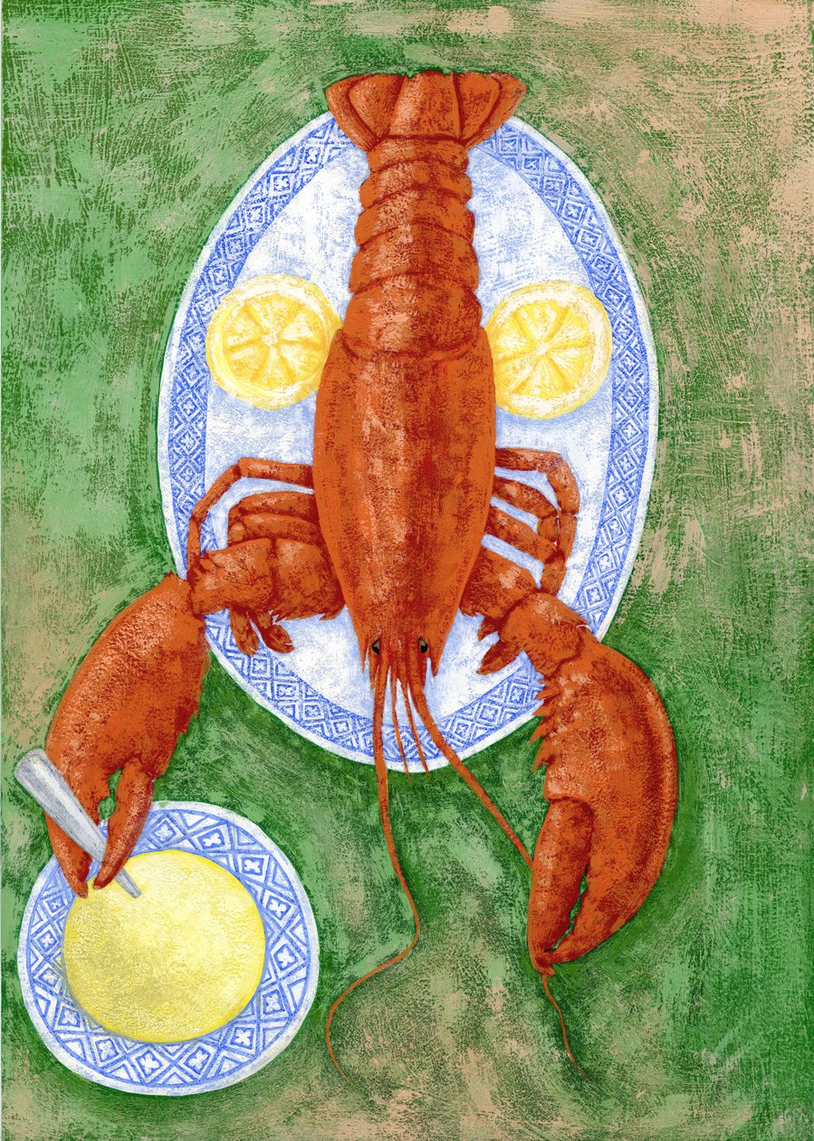 Lagosta, 2010 (guache) de Annalisa Morrocco
