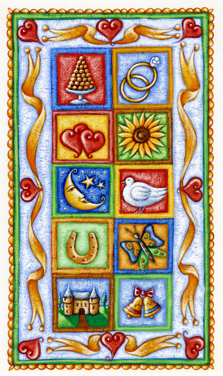 Sinos de casamento, 2016 (guache) de Annalisa Morrocco