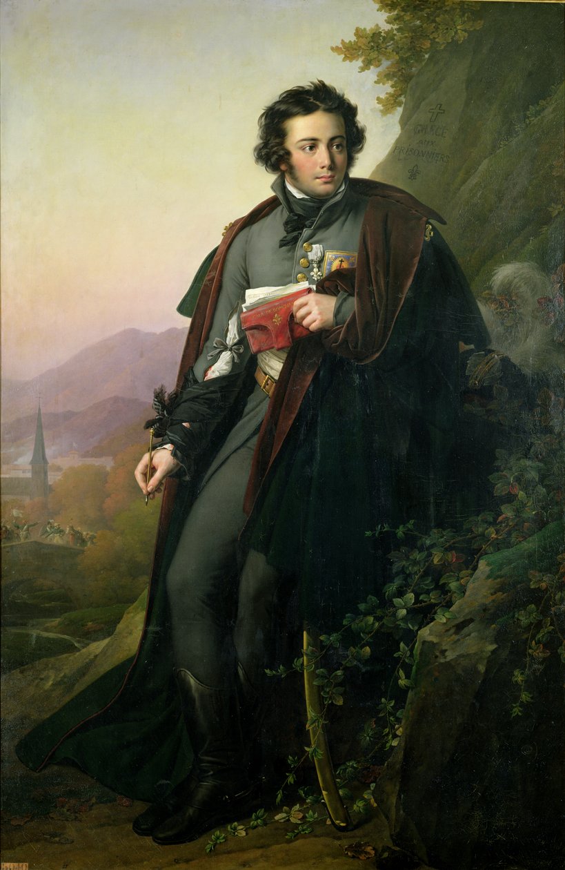 Charles-Artus de Bonchamps (1760-93) 1824 de Anne Louis Girodet de Roucy Trioson