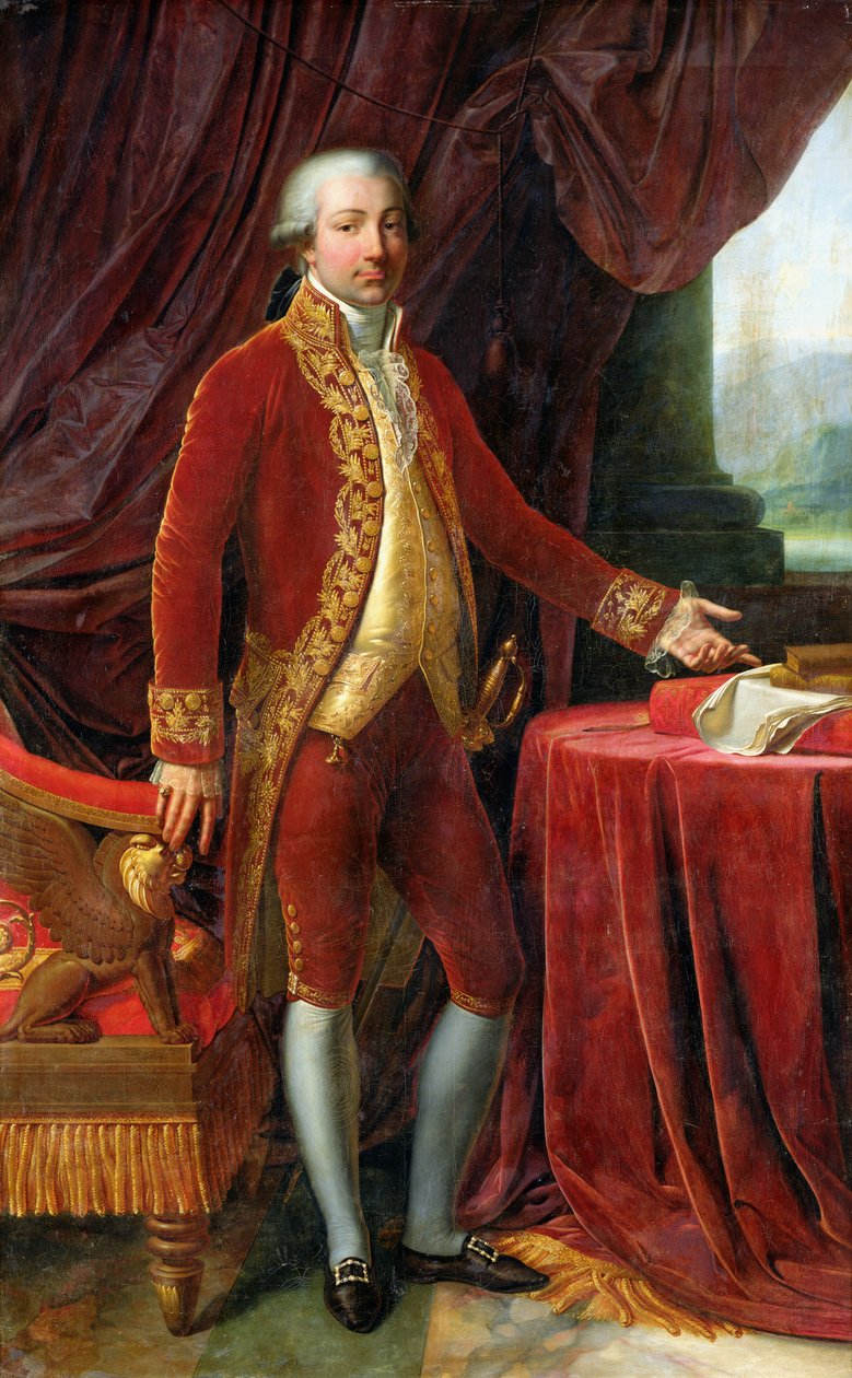 Retrato de Charles-Marie Bonaparte (1746-85) 1805 de Anne Louis Girodet de Roucy Trioson