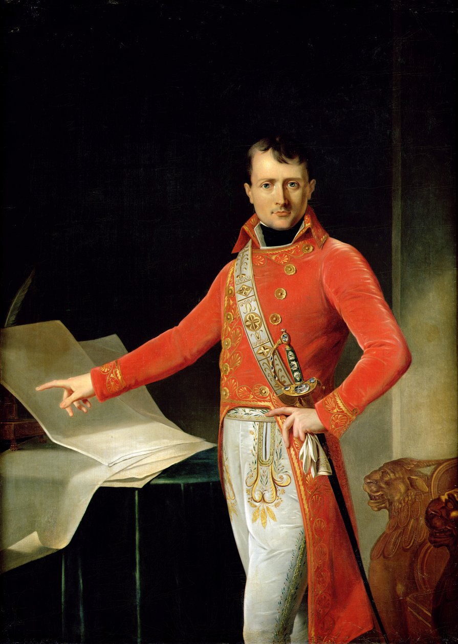 Retrato de Napoleão I (1769-1821) de Anne Louis Girodet de Roucy Trioson