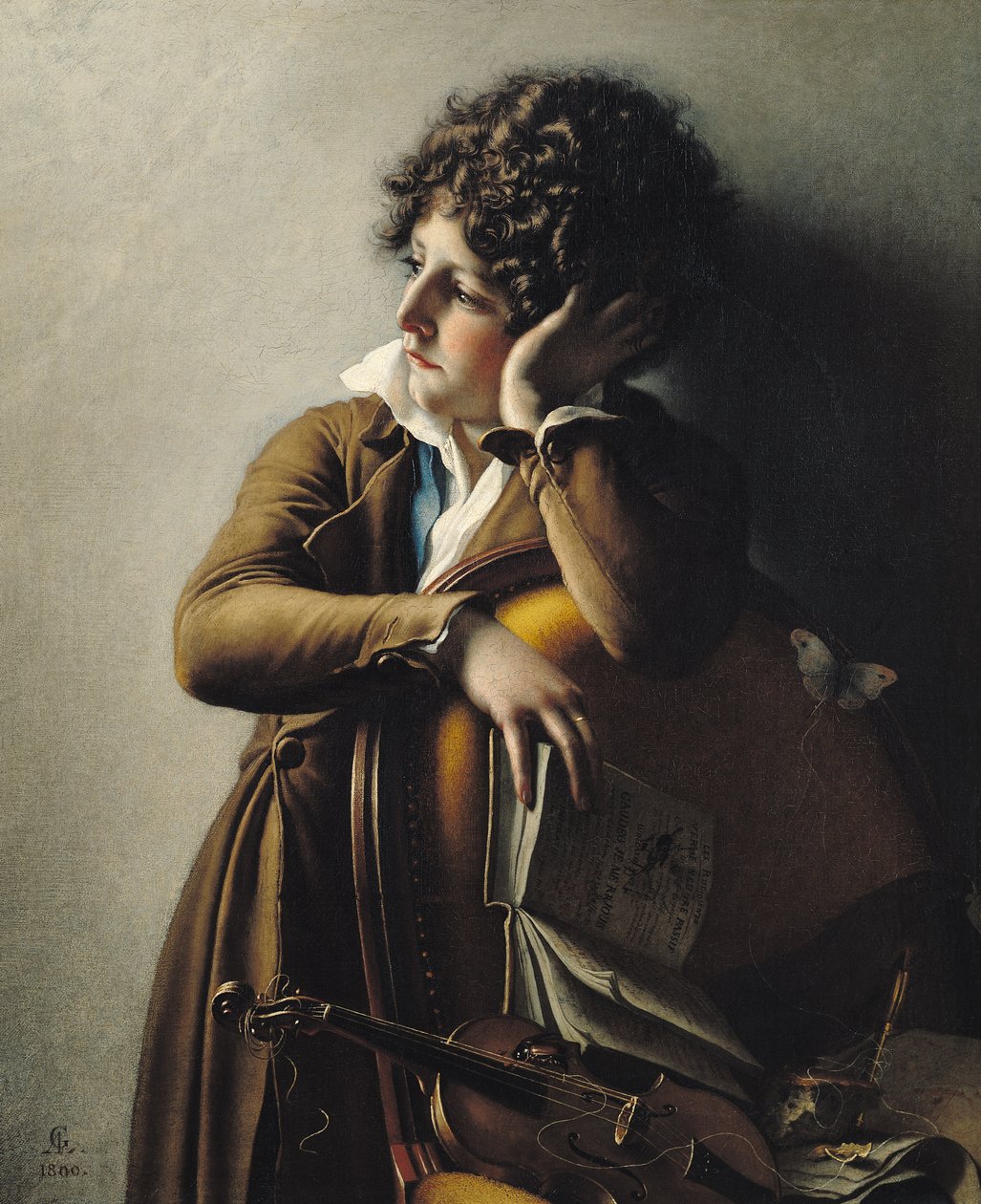 Retrato de Romainville-Trioson, 1800 de Anne Louis Girodet de Roucy Trioson