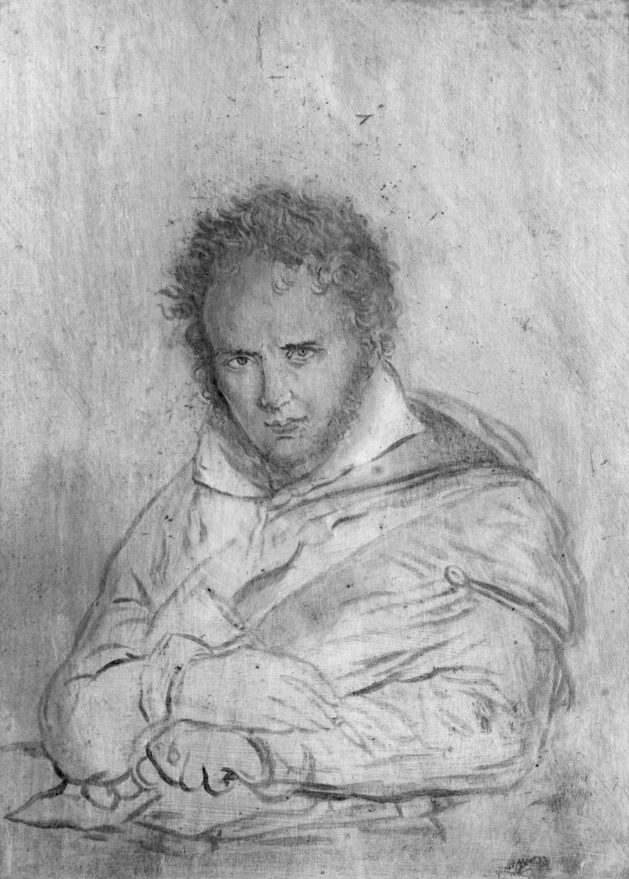 Auto-retrato de Anne Louis Girodet de Roucy Trioson