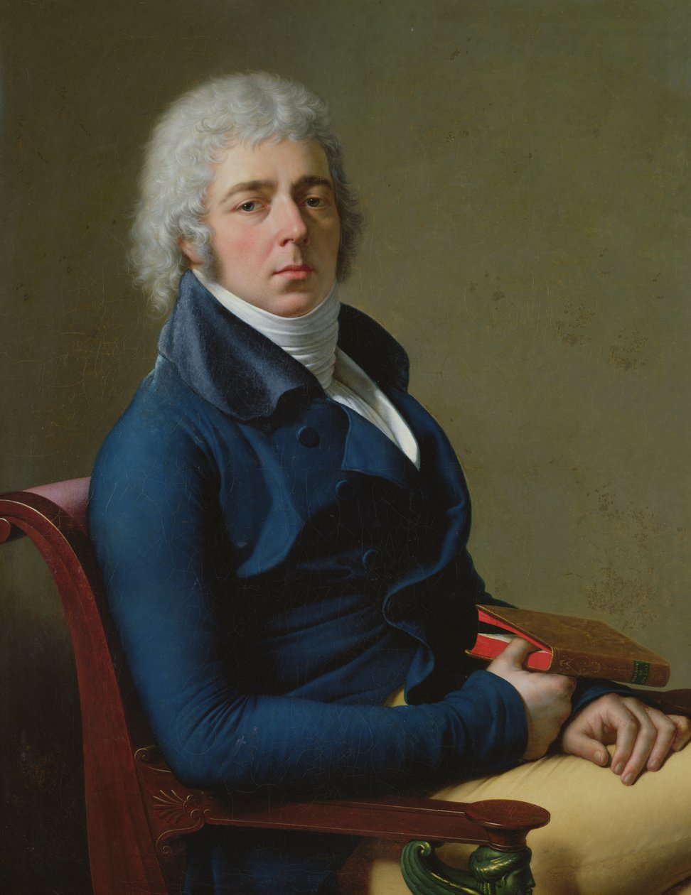 Retrato, de, cidadão, Bourgeon, (b.1757), 1800 de Anne Louis Girodet de Roucy Trioson