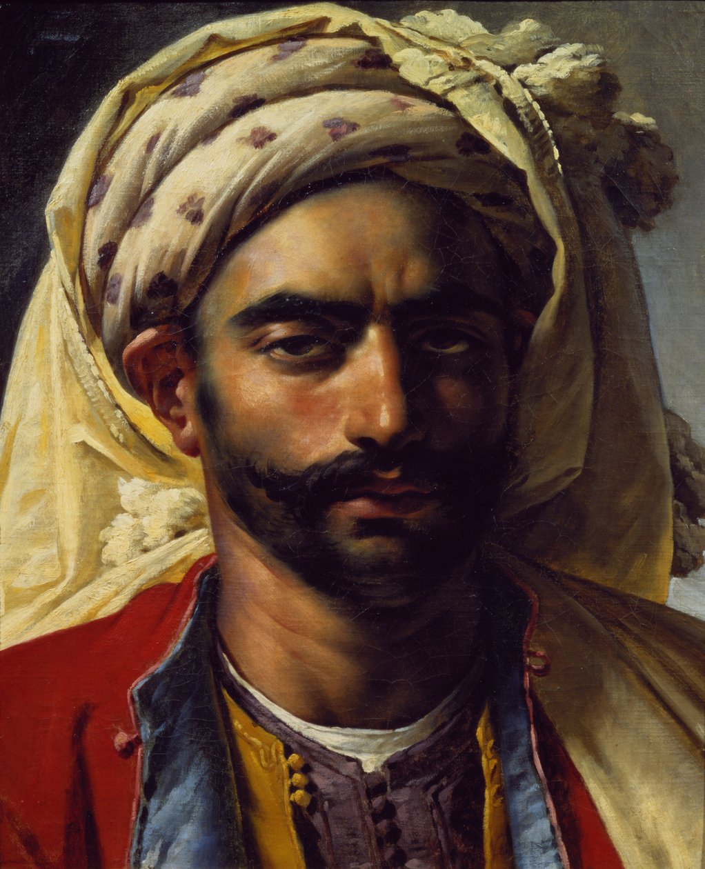 Retrato de mustapha de Anne Louis Girodet de Roucy Trioson